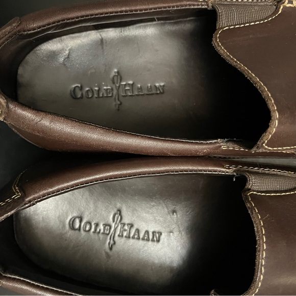 COLE HAAN Tucker Venetian Brown Driving Moccasin Leather Loafers Men’s 11.5